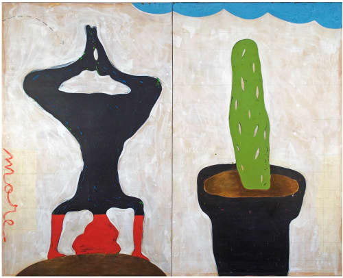 Arcadia | Oil And Acrylic Painting in Paintings by John Randall Nelson | Gebert Contemporary in Scottsdale. Item composed of canvas
