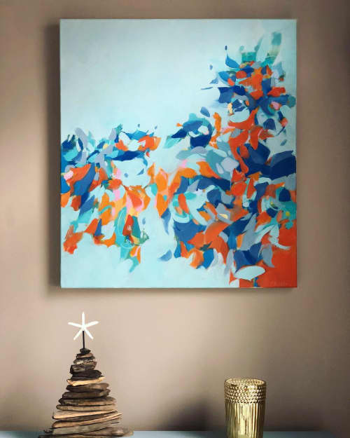 “Abundance” | Oil And Acrylic Painting in Paintings by Cameron Schmitz. Item made of canvas