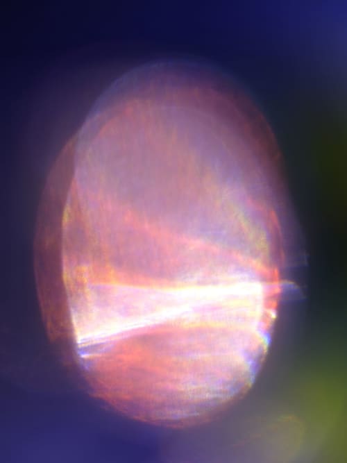Ephemeral Glow _ 0845 | Oil And Acrylic Painting in Paintings by Petra Trimmel. Item made of canvas