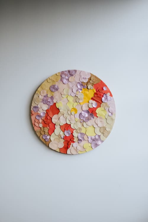 Ember | Mixed Media by Corrie in Color. Item made of leather works with contemporary style