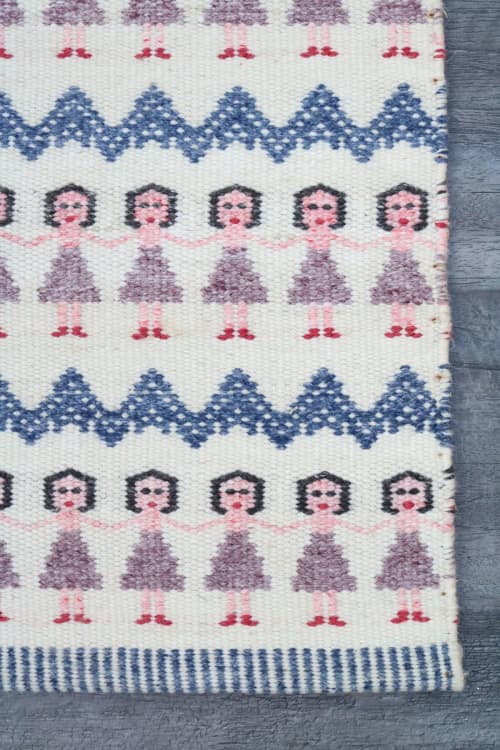 Doll Wool Viscose Rugs | Area Rug in Rugs by MEEM RUGS. Item composed of wool in art deco style
