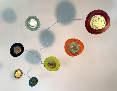 7 Dots - Kinetic Sculpture | Sculptures by Claudine Gevry Studio | Umbra & Lux in Vancouver. Item composed of aluminum