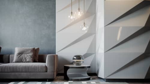 TORA - Wall & Ceiling Panel | Paneling in Wall Treatments by Mikodam Design. Item composed of oak wood and wool in minimalism or mid century modern style