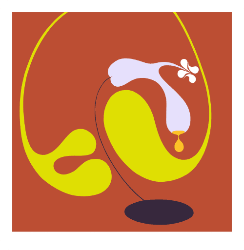 Openenclosed | Oil And Acrylic Painting in Paintings by Cathy Liu. Item made of canvas & synthetic