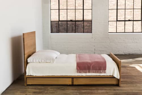 Ab6 Bed | Beds & Accessories by Atlas Industries | Newburgh in Newburgh. Item made of oak wood