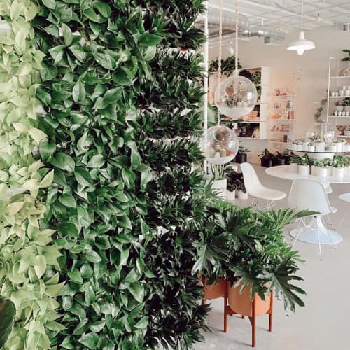 Revival Ceramics Planters | Living Wall in Plants & Landscape by LBE Design | Pigment in San Diego