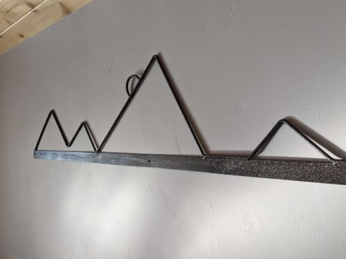 Custom Metal Wall Art | Wall Sculpture in Wall Hangings by Element Hand Forged Hardware. Item composed of steel compatible with minimalism and contemporary style