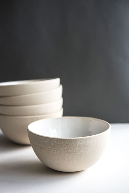 Handmade Stoneware Bowl | Dinnerware by Creating Comfort Lab. Item made of stoneware