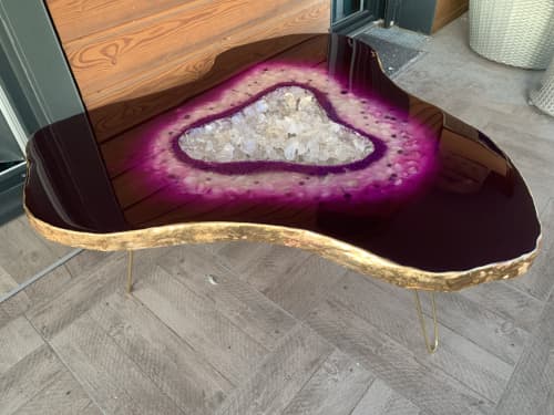 Amethyst table | Coffee Table in Tables by Hunaiza N Ashraf. Item compatible with art deco style
