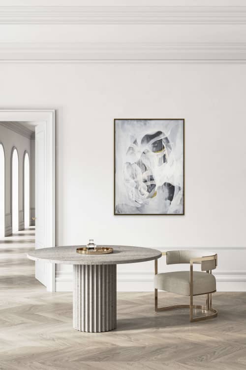And The Fog Comes | Mixed Media by Joanna Cutri. Item composed of paper