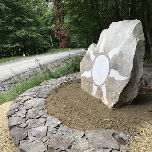 Haleakala | Public Sculptures by Rock and A Soft Place Studios | Rock and A Soft Place Studio in Poughquag. Item made of stone