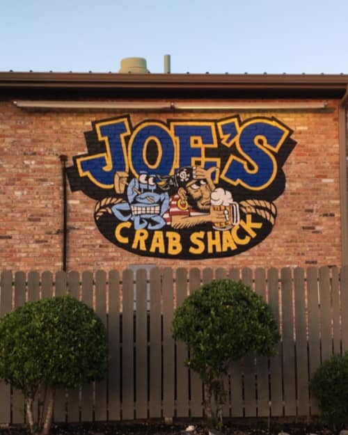 Joe’s Crab Shack mural | Murals by Sheri Johnson-Lopez | Joe's Crab Shack in Corpus Christi. Item made of synthetic