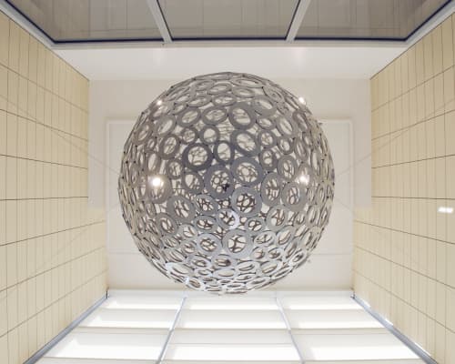 Cell Cluster | Public Sculptures by Christopher Puzio | San Diego County Medical Examiner's Office in San Diego
