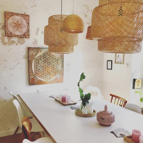 Original Arts with Real Copper | Mixed Media by Natalia Schaefer - Natalias Art | The feel good kitchen in Paderborn. Item composed of copper