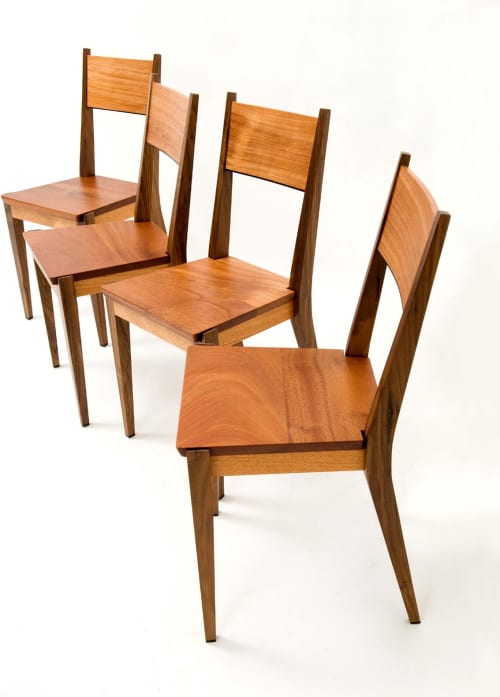 Slide Dining Chair | Chairs by Zillion Design. Item made of walnut