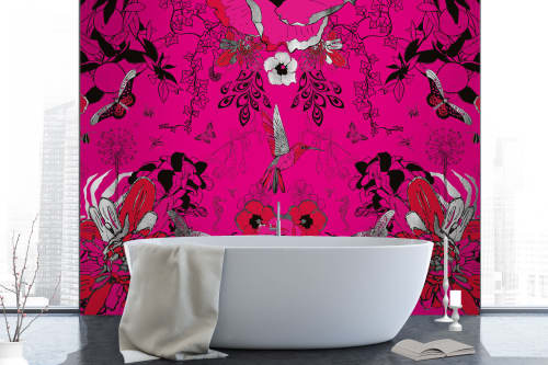 DIGS002 THIS IS ME | Wallpaper in Wall Treatments by Welcome to the Brightside | The Digs Collection. Item made of fabric with paper