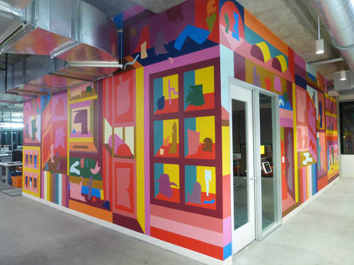 Vibrant Environment | Murals by Brian Sanchez | Facebook Dexter in Seattle. Item made of synthetic