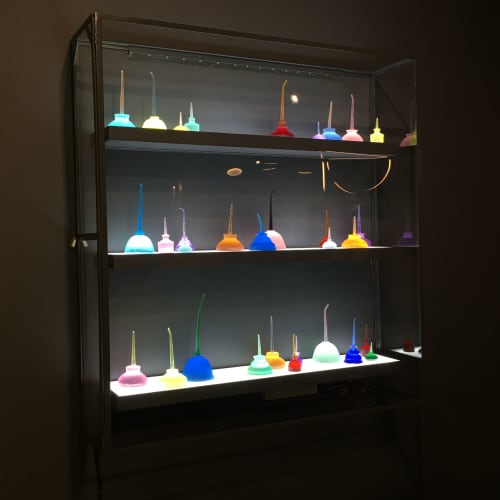 Little Oil Vitrine #1 | Sculptures by Katherine Jackson | ODETTA in New York