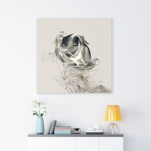 Convolution 18072 | Prints by Rica Belna. Item made of canvas with paper