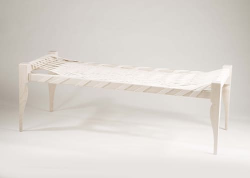 Char Quarter Bench | Benches & Ottomans by INDO-