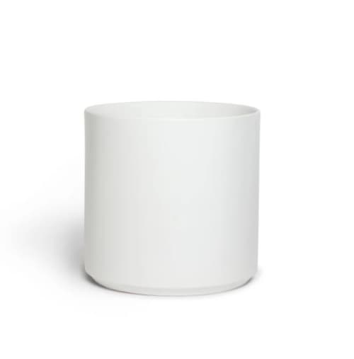 Revival ceramics large cylinder planters by LBE Design at Pigment, San