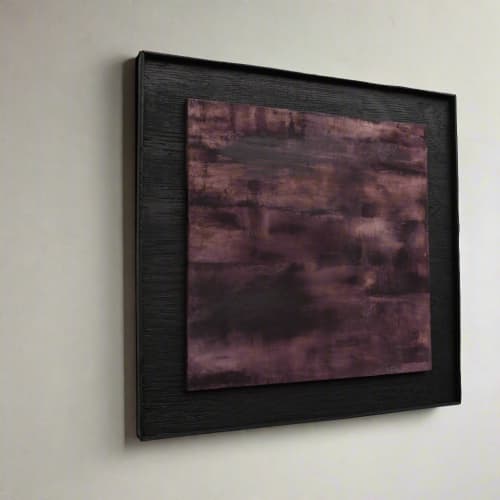 it wasn't her curse to break ✷INQUIRE | Mixed Media in Paintings by VISCERAL HOME. Item made of wood & canvas compatible with mid century modern and contemporary style