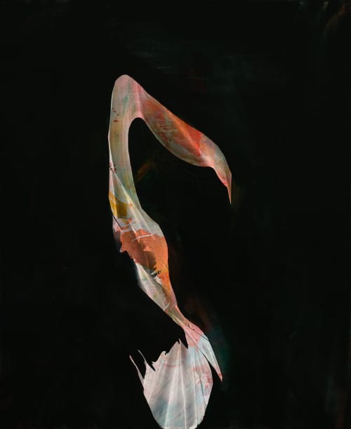 Grace Note, 2015 | Oil And Acrylic Painting in Paintings by Rachel Ostrow | Hotel Henry Urban Resort Conference Center in Buffalo. Item made of canvas
