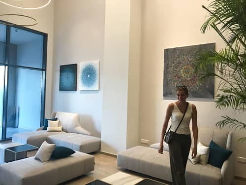 Paintings | Oil And Acrylic Painting in Paintings by Eleni Pratsi | Radisson Blu Hotel, Larnaca in Larnaca. Item made of canvas
