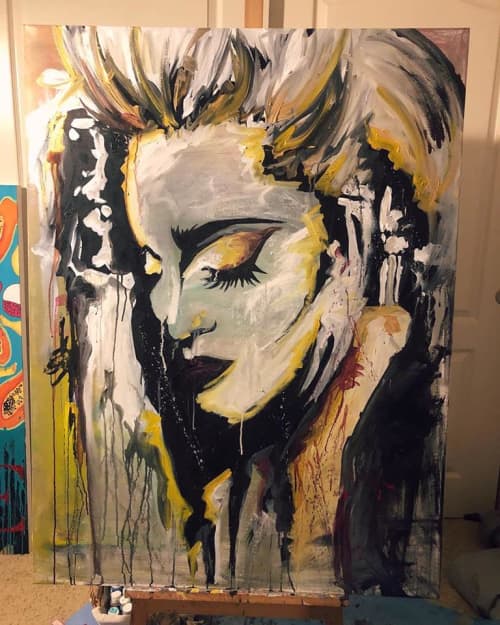Shannan ORourke | Oil And Acrylic Painting in Paintings by ShammyBuns Art (SBA). Item composed of canvas