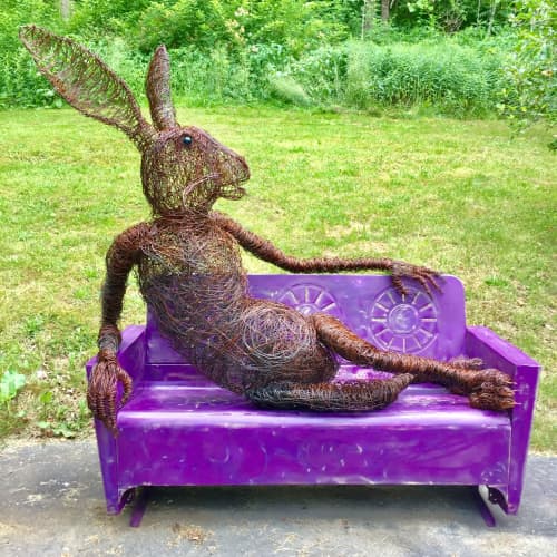 I’m Hare Now | Sculptures by Coté Fine Art