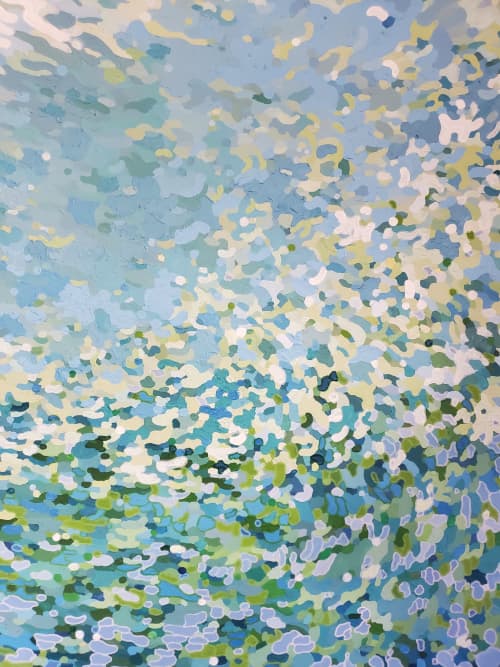 Umi | Oil And Acrylic Painting in Paintings by Margaret Juul. Item made of synthetic