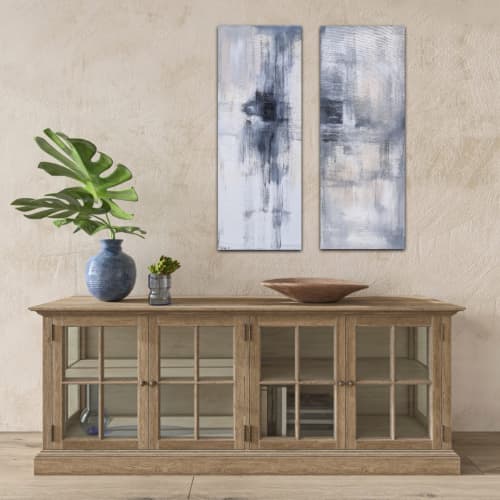 "Light and Shadow" | Oil And Acrylic Painting in Paintings by Shirly Maimom Art. Item made of canvas with synthetic