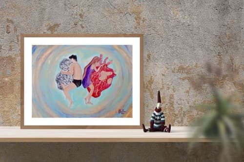 Energias de mi ser (2024) | Oil And Acrylic Painting in Paintings by Elena Parau