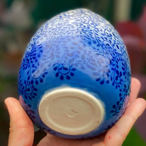 Muropots Botanic Gardens Limited, hand made and painted pot. | Vase in Vases & Vessels by Jaime Fernandez Muro. MUROPOTS.. Item made of ceramic