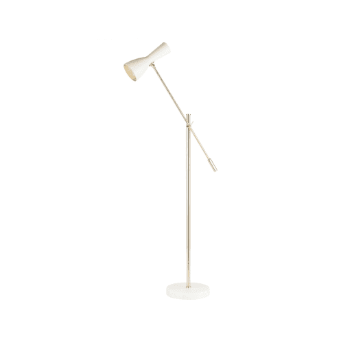 Wormhole 01 Joint | Floor Lamp in Lamps by Bronzetto. Item composed of brass