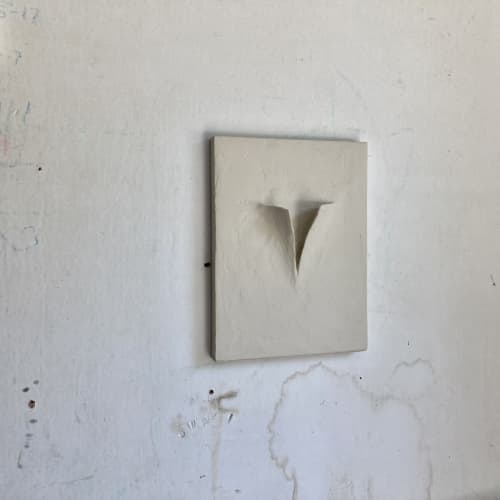 ‘Unadorned’ | Wall Sculpture in Wall Hangings by Greyya Jay. Item composed of cement & fiber compatible with minimalism and japandi style