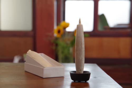 Koma Candle Stand | Candle Holder in Decorative Objects by Living Sustainable Finds. Item composed of steel