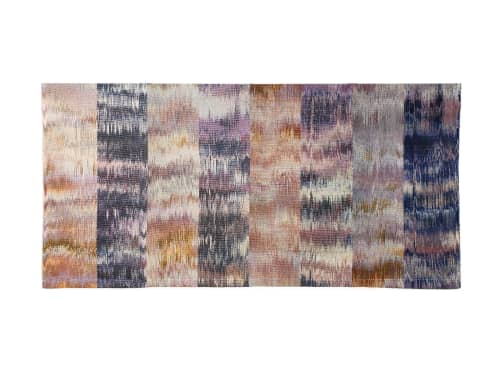 Heather Fields | Tapestry in Wall Hangings by Jessie Bloom. Item composed of oak wood & cotton compatible with boho and contemporary style