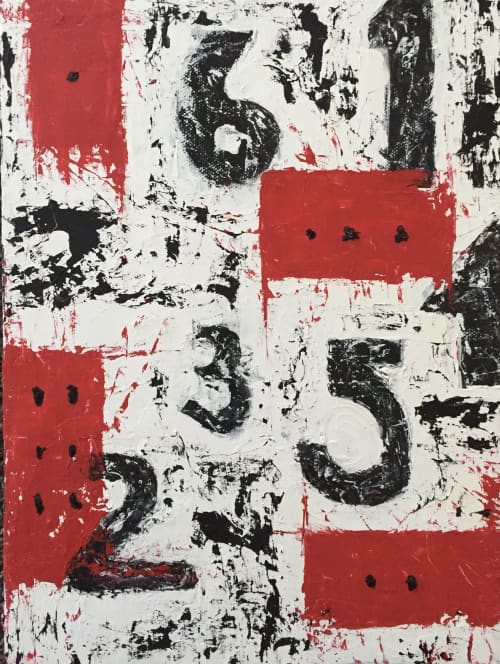 Life Do You Roll the Dice (sic) | Oil And Acrylic Painting in Paintings by Reade C Gloeckner Fine Art. Item made of canvas & synthetic