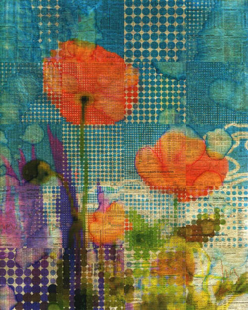 Bloom Boom | Prints by Phillip Hua. Item made of metal with synthetic