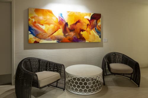Abstract Painting | Oil And Acrylic Painting in Paintings by Cari Guerin | Paséa Hotel & Spa in Huntington Beach