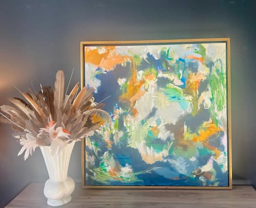 You Are Going To Make It | Mixed Media by Susan Skelley. Item made of canvas compatible with contemporary and country & farmhouse style