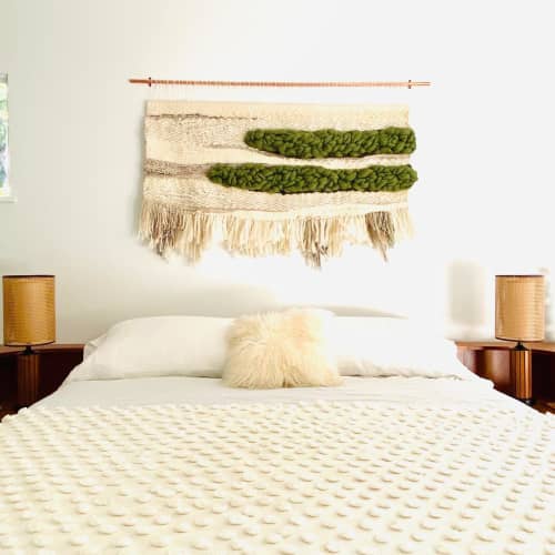 Nature Inspired Wall Art | Macrame Wall Hanging in Wall Hangings by Trudy Perry. Item made of fabric with fiber