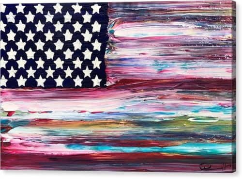 Freedom | Oil And Acrylic Painting in Paintings by Dutch Montana Art. Item made of synthetic