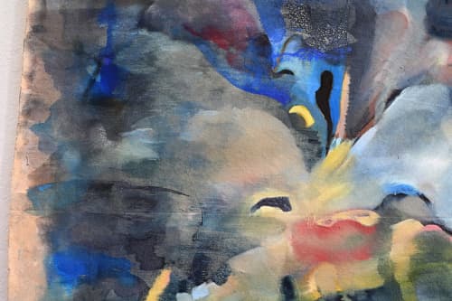 Touch me softly | Oil And Acrylic Painting in Paintings by Taya Naumovich. Item made of canvas works with contemporary style