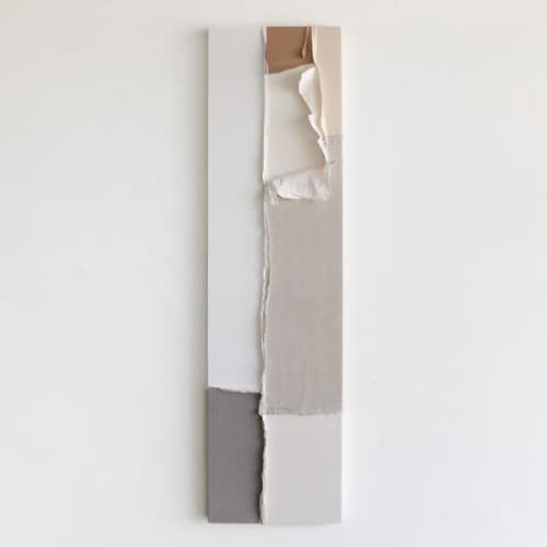 Collage Risorse Naturali VI 36 X 72 | Mixed Media by Kim Fonder
