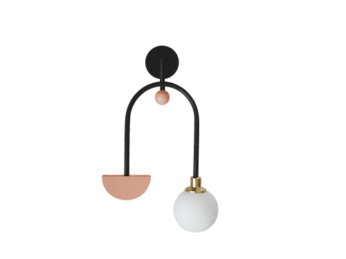 Space wall | Sconces by Dovain Studio. Item made of steel & glass compatible with contemporary and art deco style