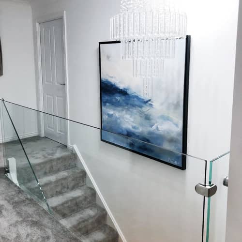 Painting | Oil And Acrylic Painting in Paintings by Alice Watt. Item made of canvas