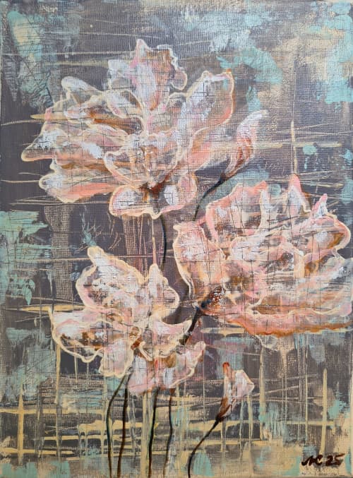 The scent of childhood | Oil And Acrylic Painting in Paintings by Lena Kolambet. Item composed of canvas in contemporary or modern style