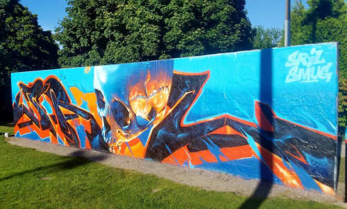 Graffiti Wall | Street Murals by SRIL ART